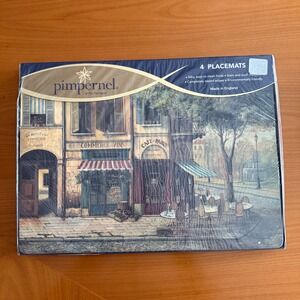 Pimpernel Parisian Scenes Placemats Set‎ of 4 Cork Backed Sealed England
